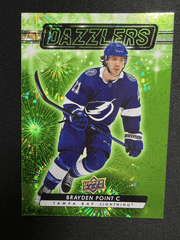 2023-24 Upper Deck Series 2 Dazzlers Green #DZ-88 Brayden Point Lightning